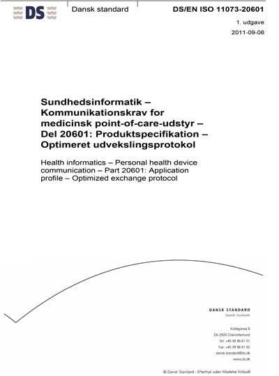 Standards PDF Cover Page