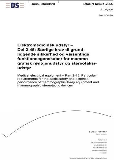 Standards PDF Cover Page