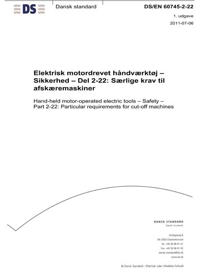 Standards PDF Cover Page