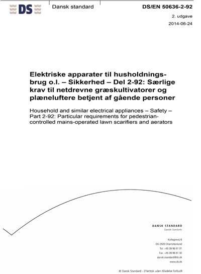 Standards PDF Cover Page