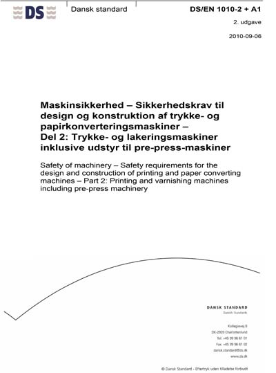 Standards PDF Cover Page