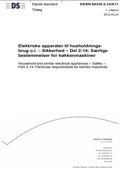 Standards PDF Cover Page