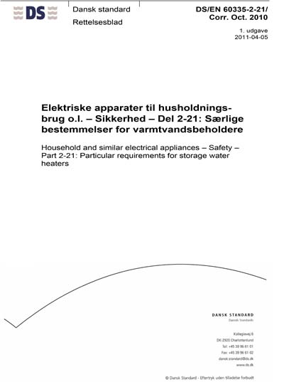 Standards PDF Cover Page