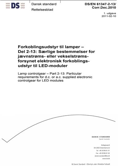 Standards PDF Cover Page