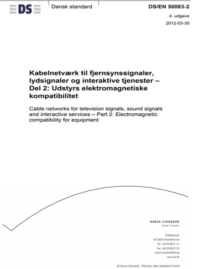 Standards PDF Cover Page