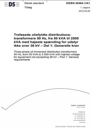 Standards PDF Cover Page