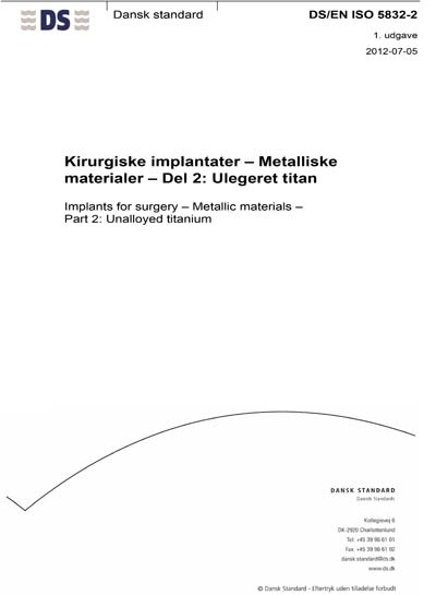 Standards PDF Cover Page