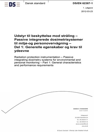 Standards PDF Cover Page