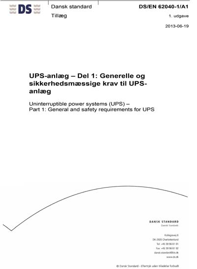 Standards PDF Cover Page