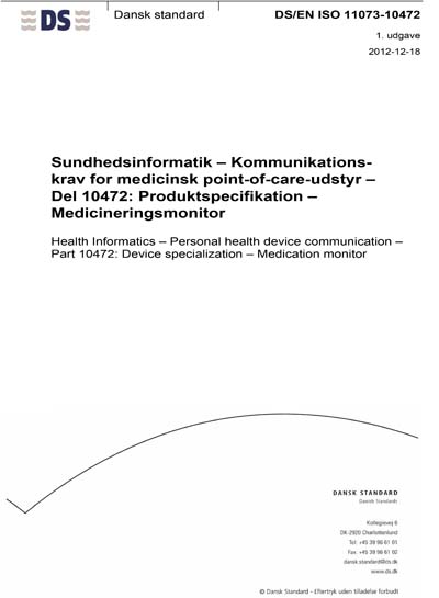 Standards PDF Cover Page