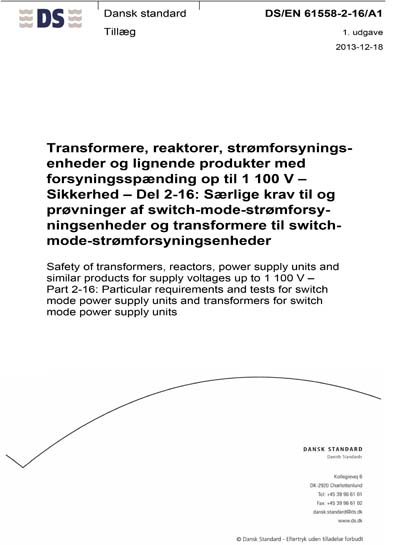 Standards PDF Cover Page