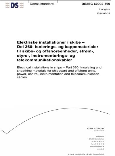 Standards PDF Cover Page