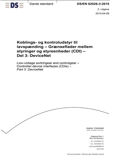 Standards PDF Cover Page