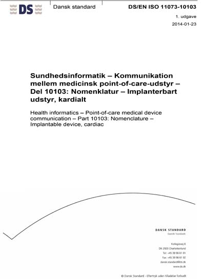 Standards PDF Cover Page
