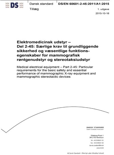 Standards PDF Cover Page