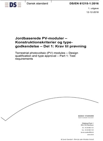 Standards PDF Cover Page
