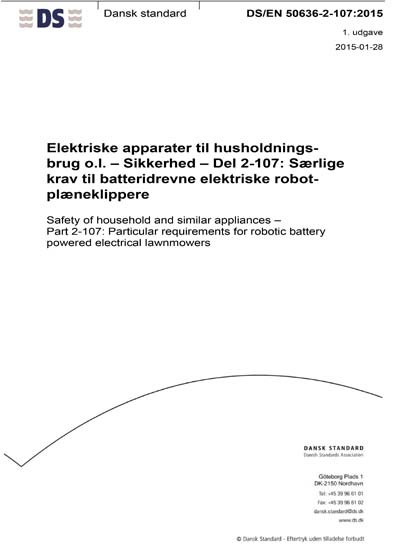 Standards PDF Cover Page