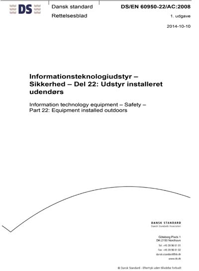 Standards PDF Cover Page