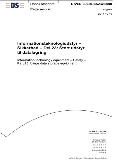 Standards PDF Cover Page