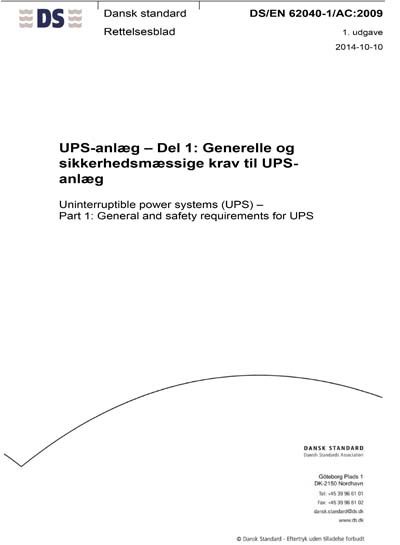 Standards PDF Cover Page