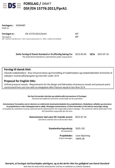 Standards PDF Cover Page