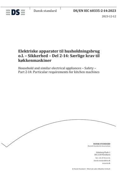 Standards PDF Cover Page