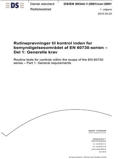 Standards PDF Cover Page