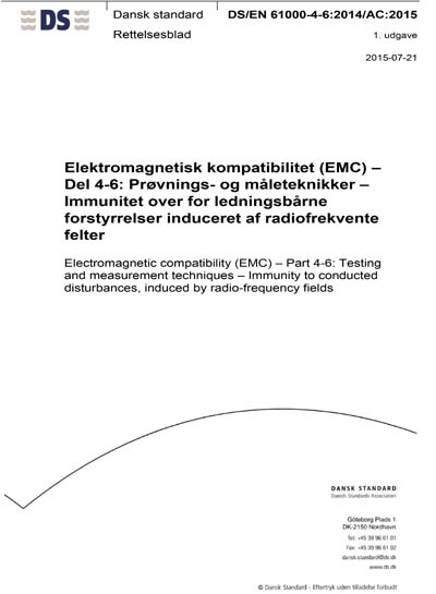 Standards PDF Cover Page
