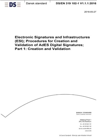 Standards PDF Cover Page