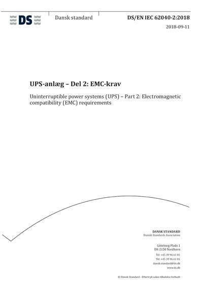 Standards PDF Cover Page