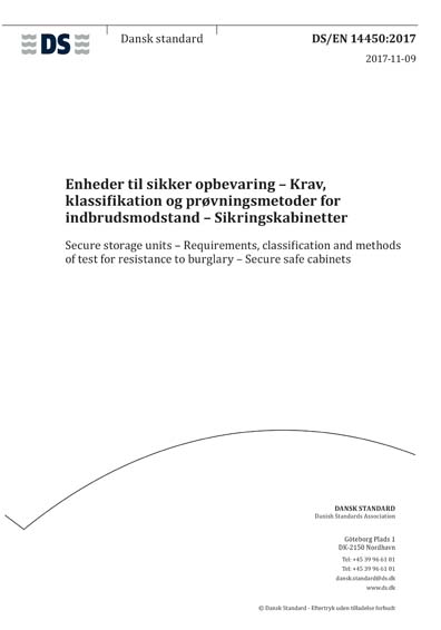 Standards PDF Cover Page