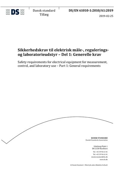 Standards PDF Cover Page