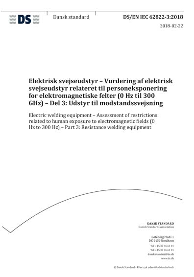 Standards PDF Cover Page