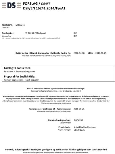 Standards PDF Cover Page