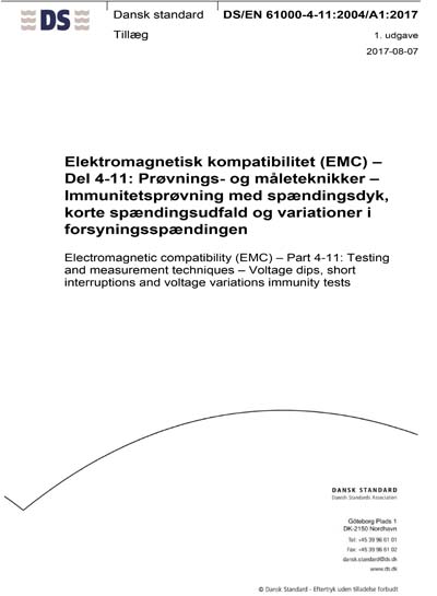 Standards PDF Cover Page