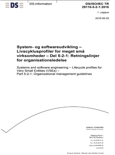 DS/ISO/IEC TR 29110-5-2-1:2016 - Systems and software engineering ...