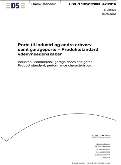 Standards PDF Cover Page