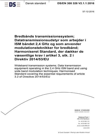 Standards PDF Cover Page