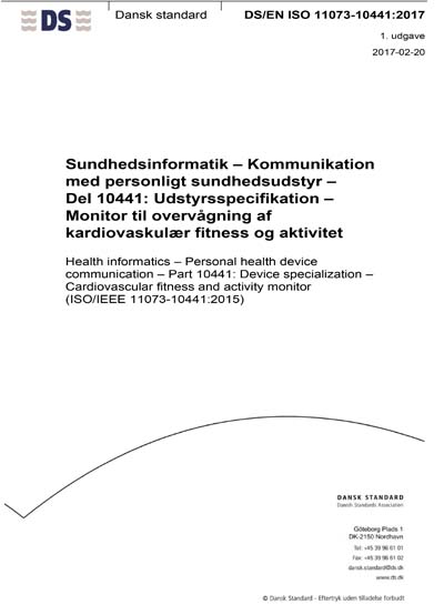 Standards PDF Cover Page