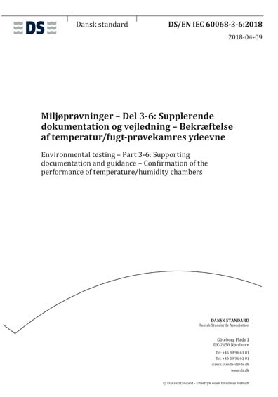 Standards PDF Cover Page