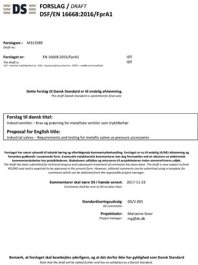 Standards PDF Cover Page