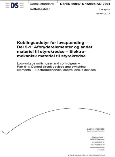 Standards PDF Cover Page