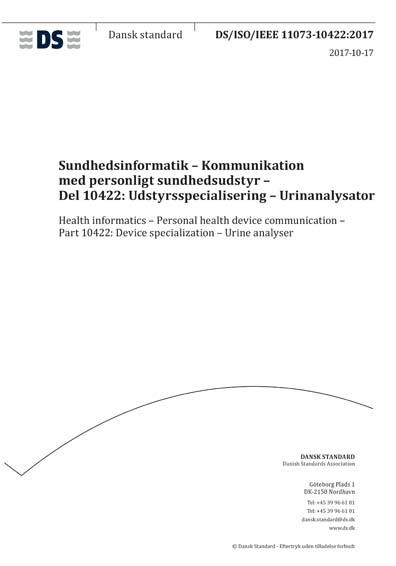 Standards PDF Cover Page