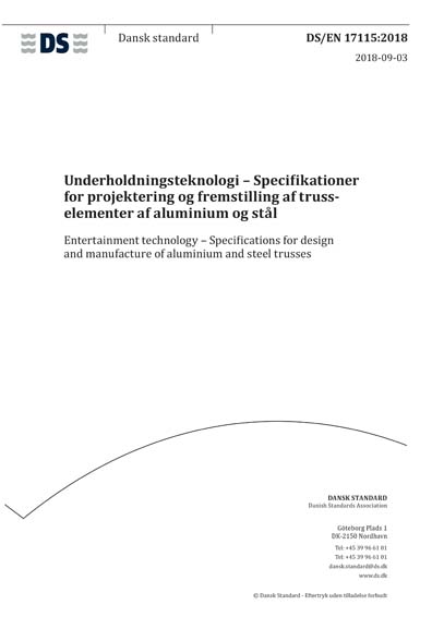 Standards PDF Cover Page