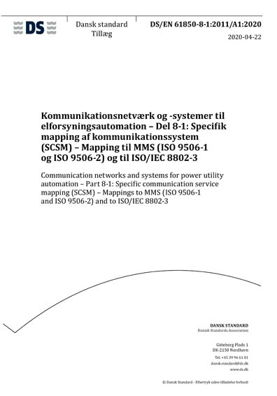Standards PDF Cover Page