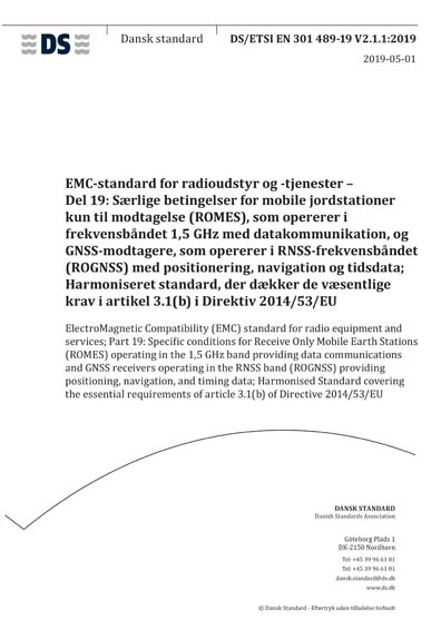 Standards PDF Cover Page