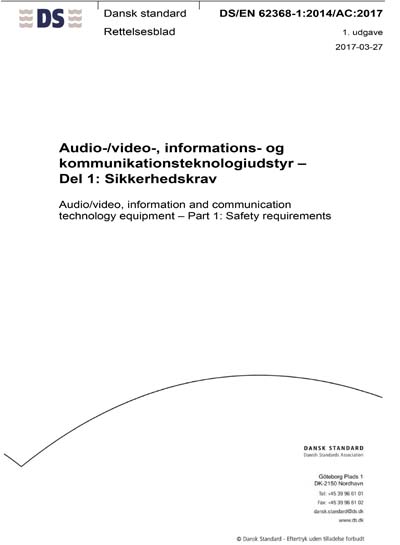 Standards PDF Cover Page