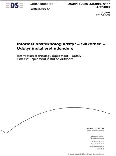 Standards PDF Cover Page