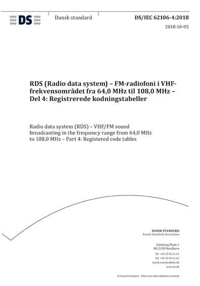 Standards PDF Cover Page