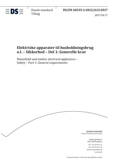 Standards PDF Cover Page